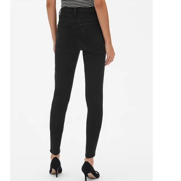 NWT Gap High Rise Skinny Jeans SlimPockets 28 c248 - Picture 3 of 5